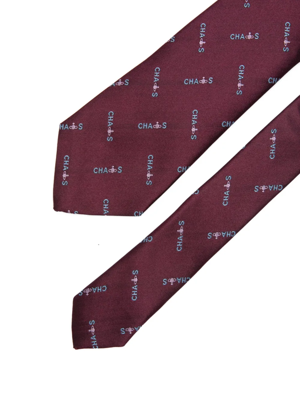 Vivienne Westwood Stropdas met patroon Rood