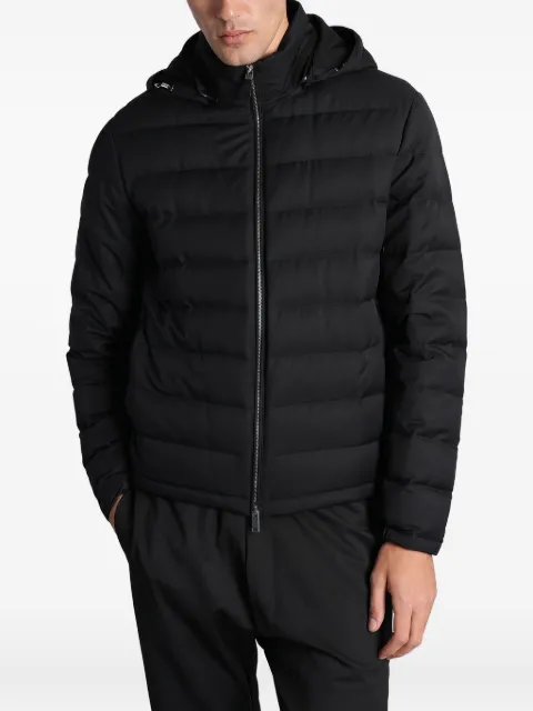 Zegna hooded padded jacket