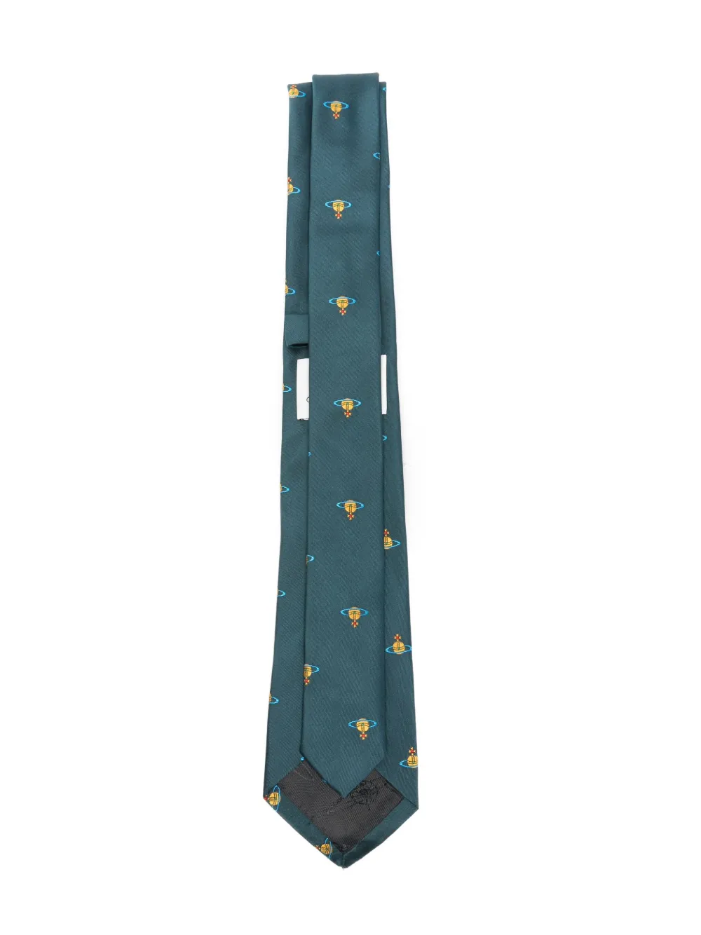 Vivienne Westwood Orb-print tie - Groen