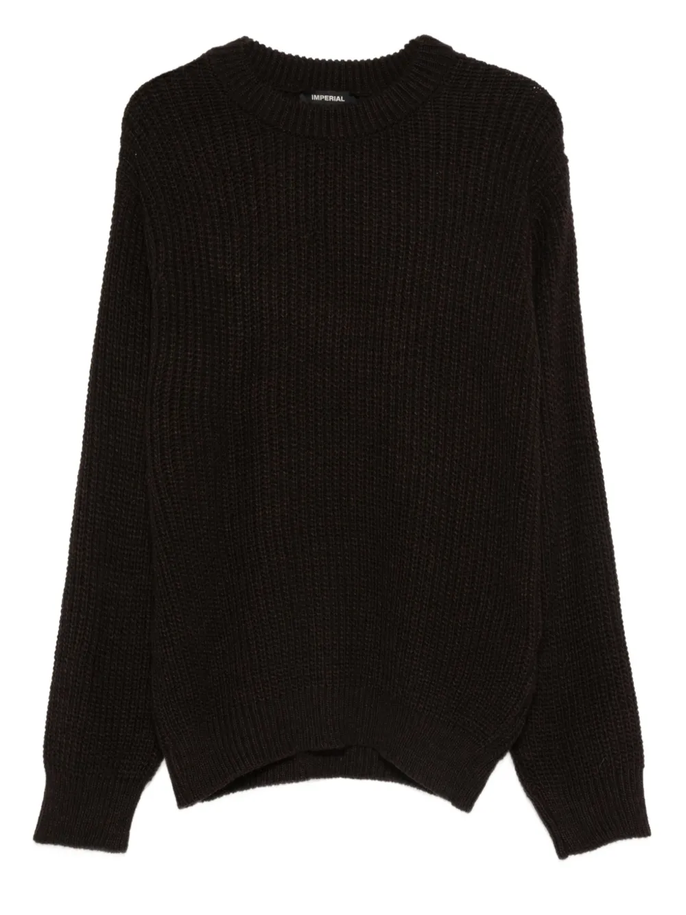 IMPERIAL suéter con cuello redondo | marrón | Image 1