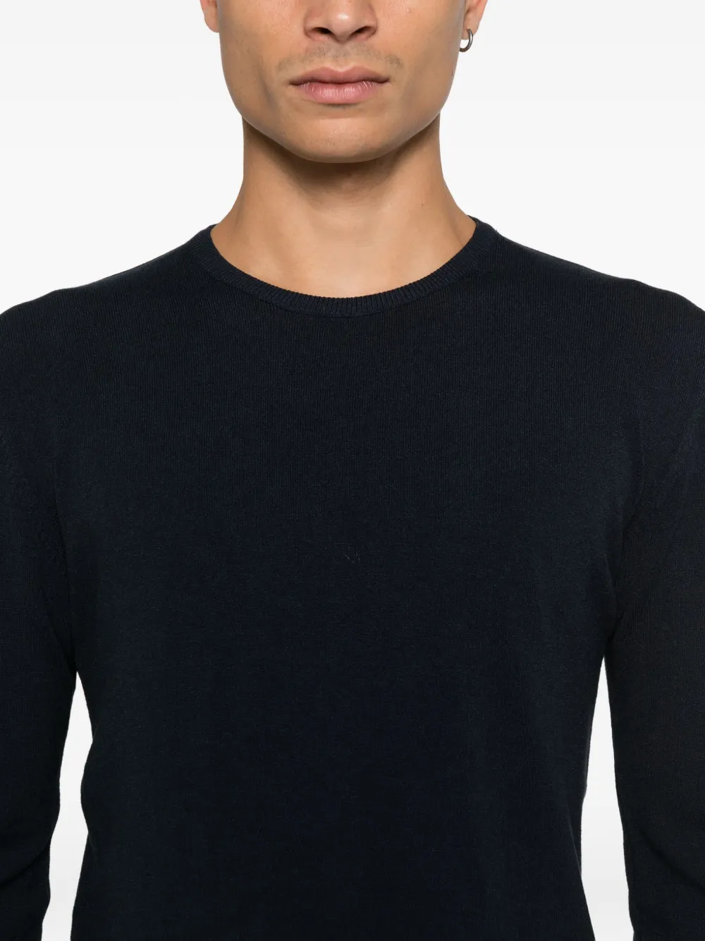 Crewneck Long-Sleeve Knitwear