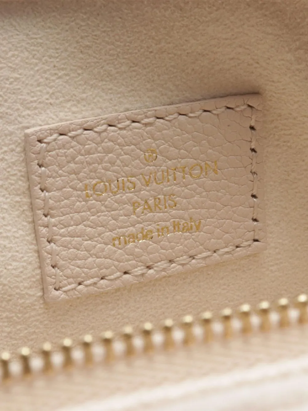 Pre-owned Louis Vuitton 2021-2025 Monogram Empreinte Giant By The Pool Mini Bumbag Satchel In Orange