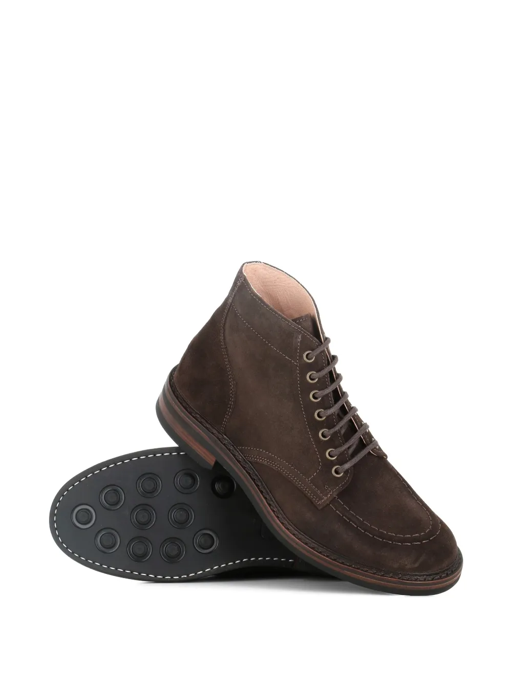 Astorflex Nuvo Flex suède veterlaarzen Bruin