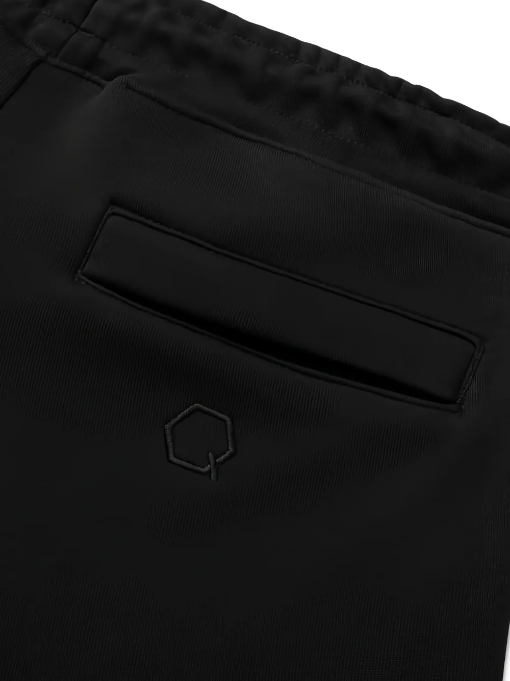 BALR. Shorts met trekkoord en logodetail Zwart