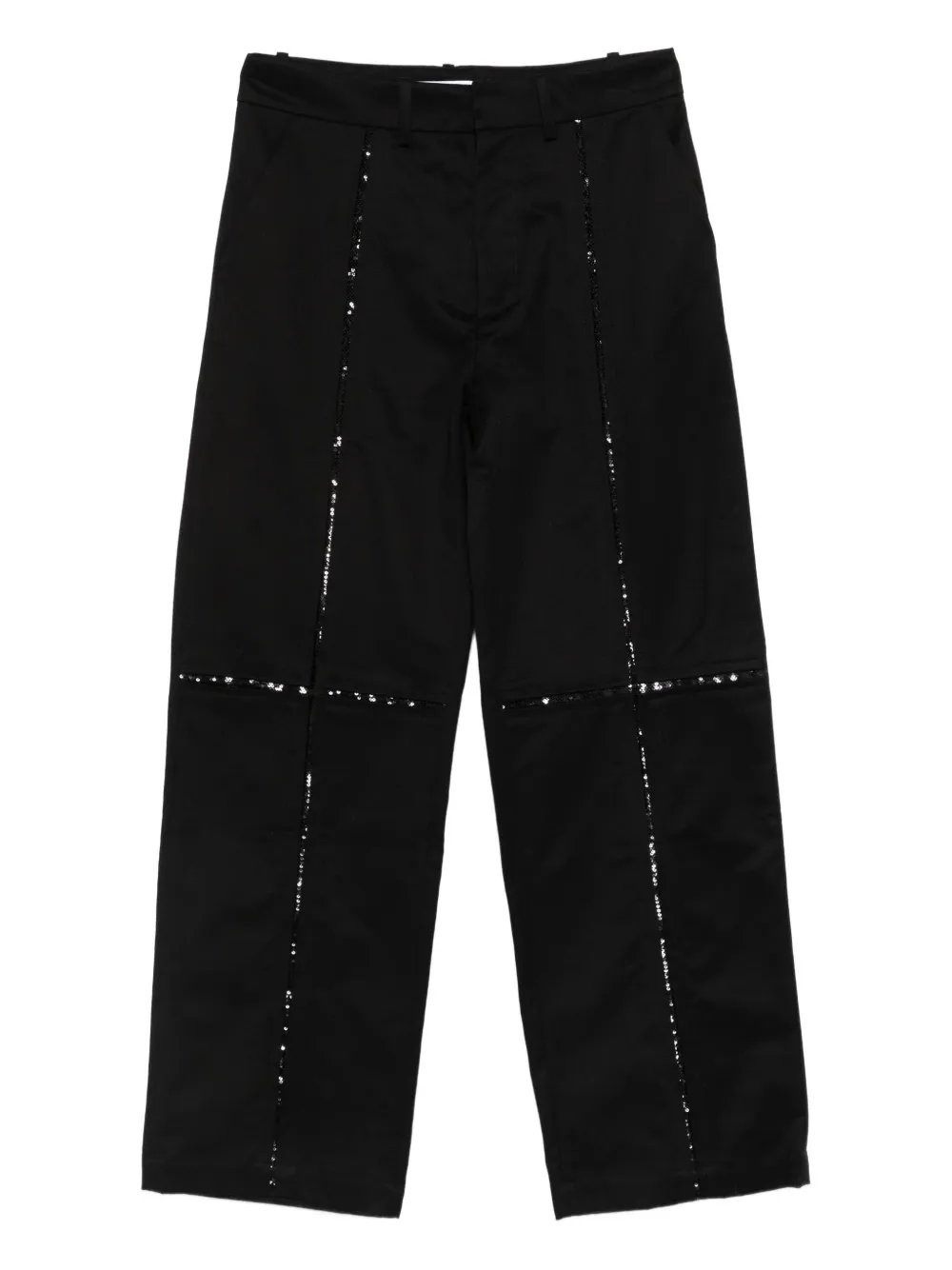 BLUEMARBLE pantalon fendu à sequins | noir | Image 1