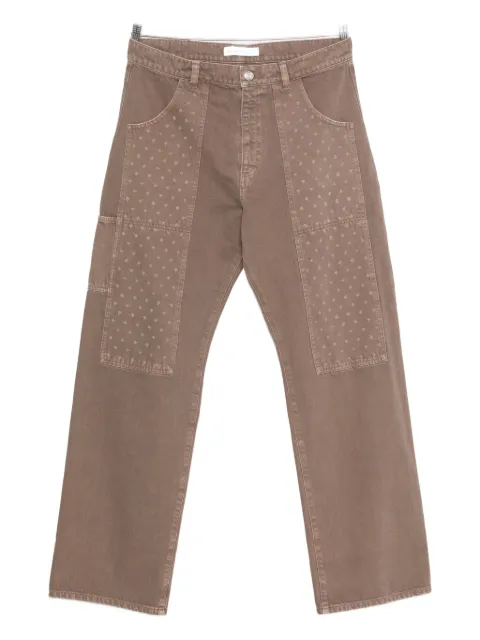 BLUEMARBLE distressed pannelled jeans