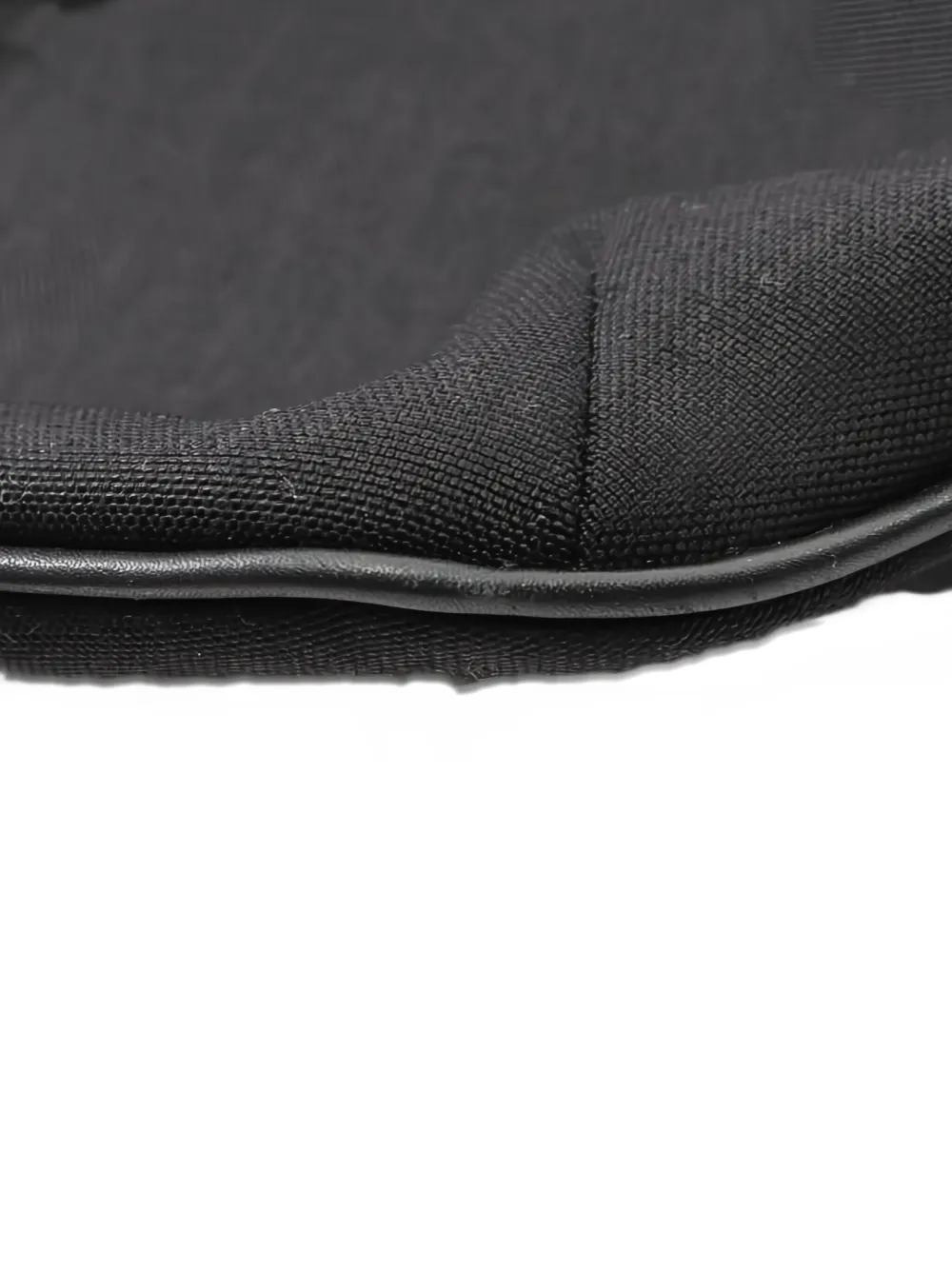Pre-owned Saint Laurent 2020s Logo-plaque Belt Bag In Black