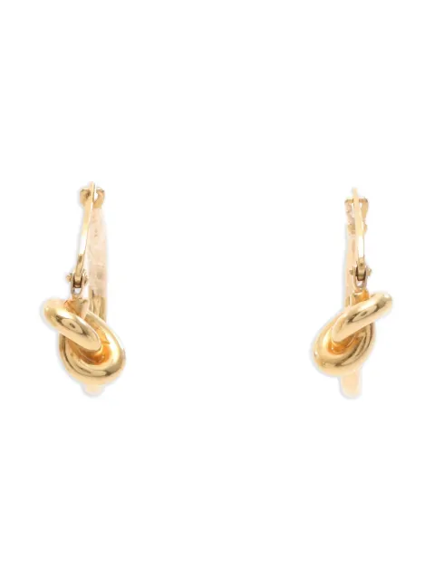 Celine Pre-Owned 2010s knot hoop earrings