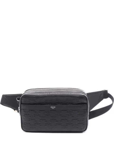 Celine Pre-Owned 2010s Triomphe embossed-leather belt bag