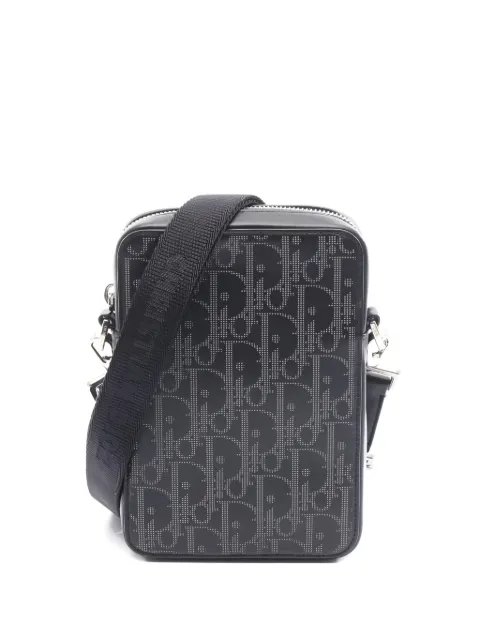 Christian Dior Pre-Owned 2010s  World Tour leather messenger bag