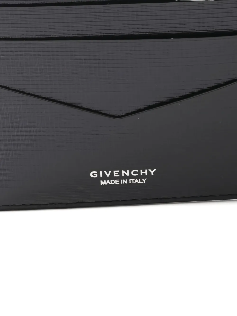 Pre-owned Givenchy 2020s 4g-pattern Bi-fold Leather Wallet In Black