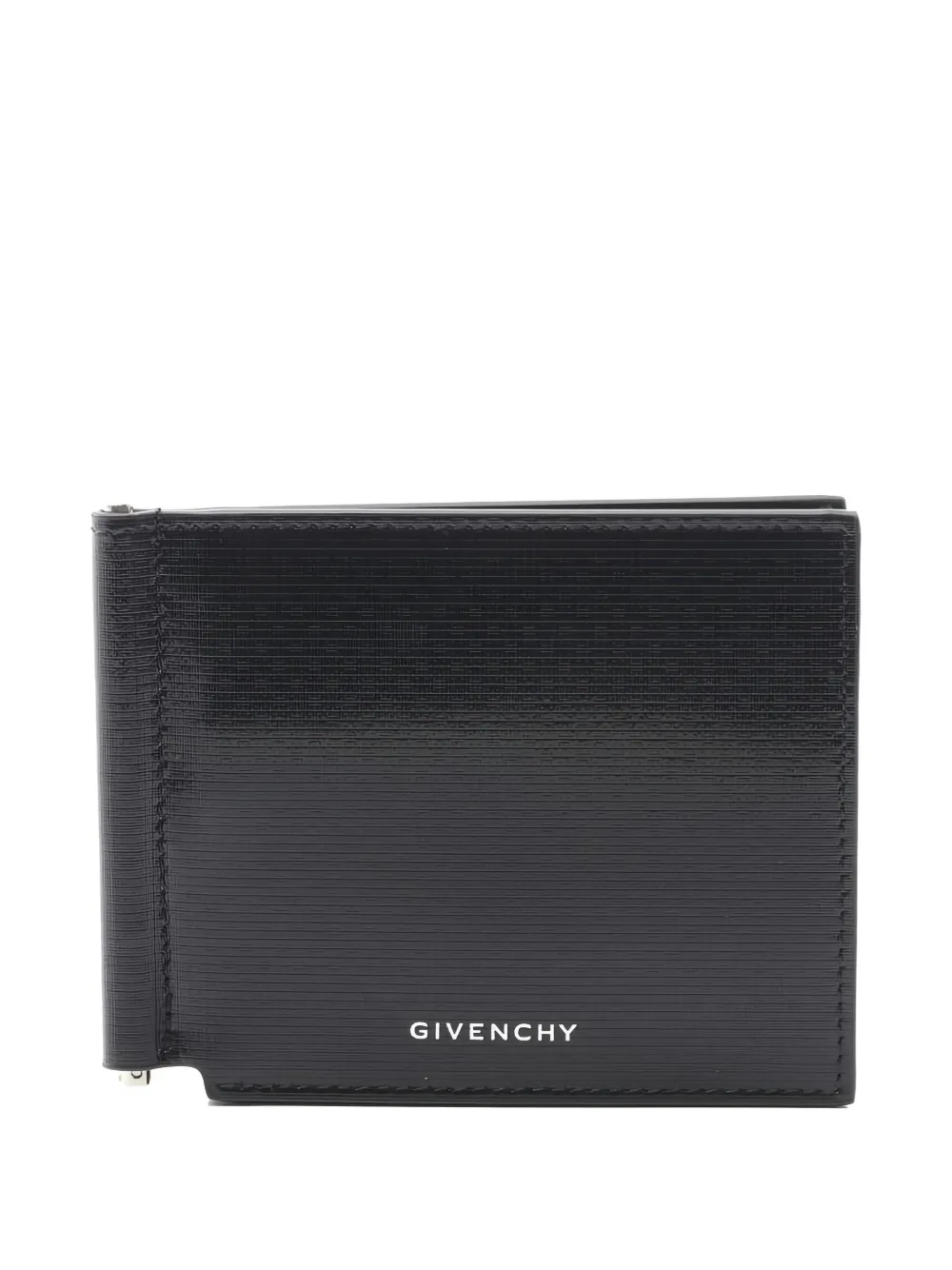 Pre-owned Givenchy 2020s 4g Money-clip Wallet In Black