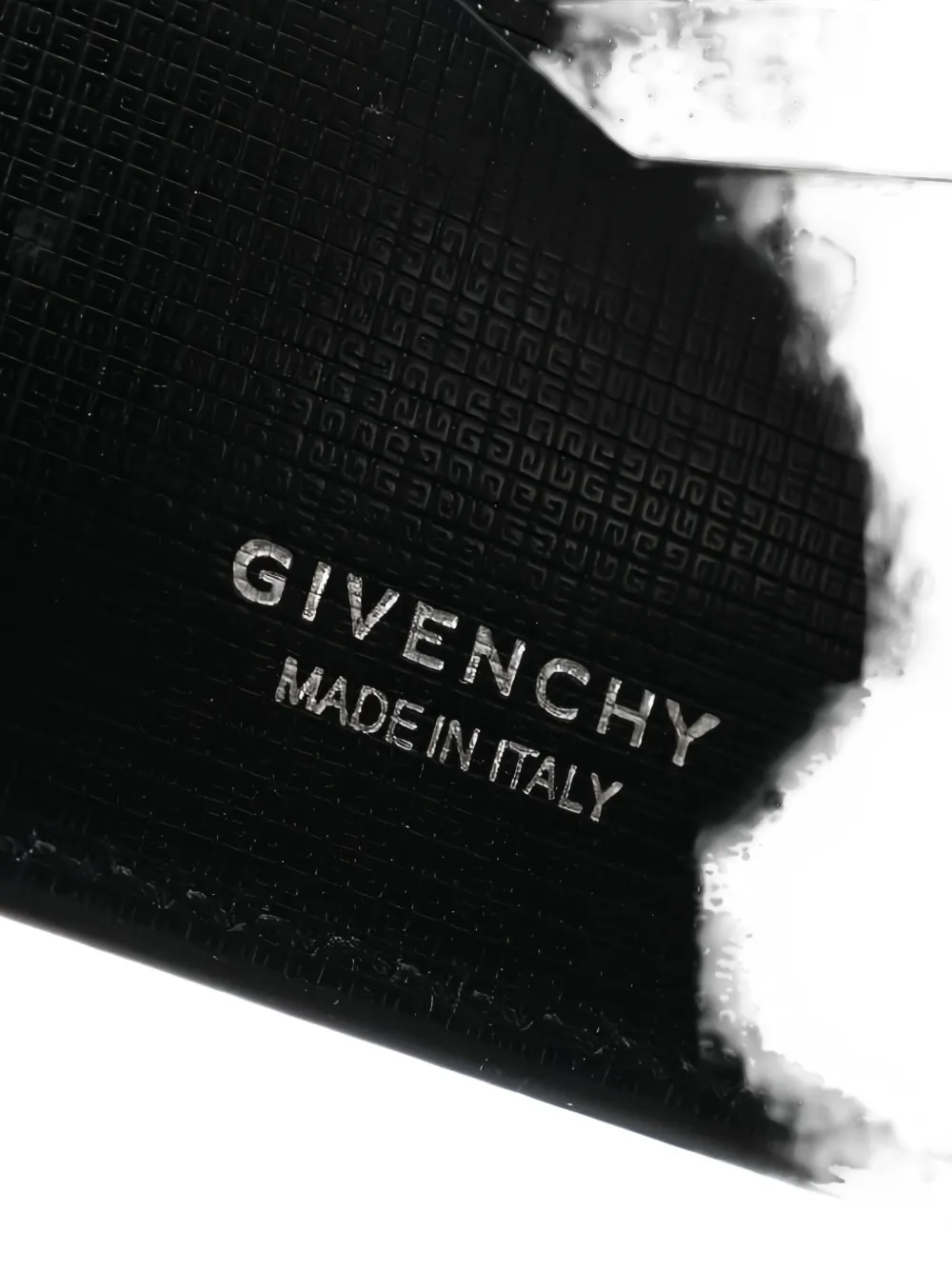 Pre-owned Givenchy 2020s 4g Money-clip Wallet In Black