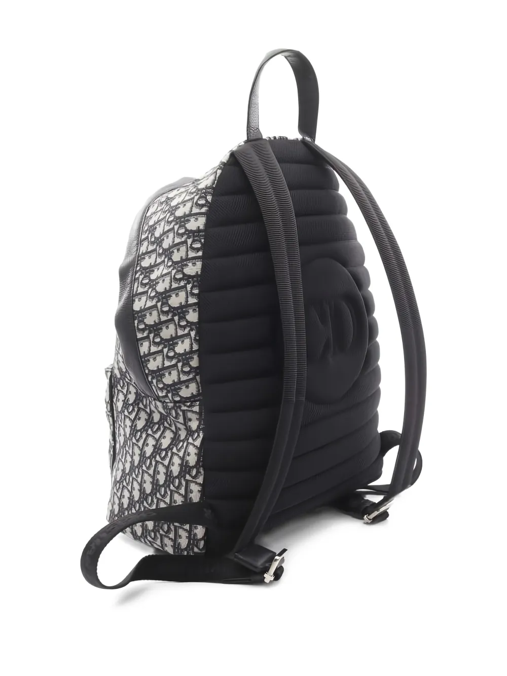 Christian Dior Pre-Owned 2010s oblique jacquard leather backpack | Pre-Owned | Image 2