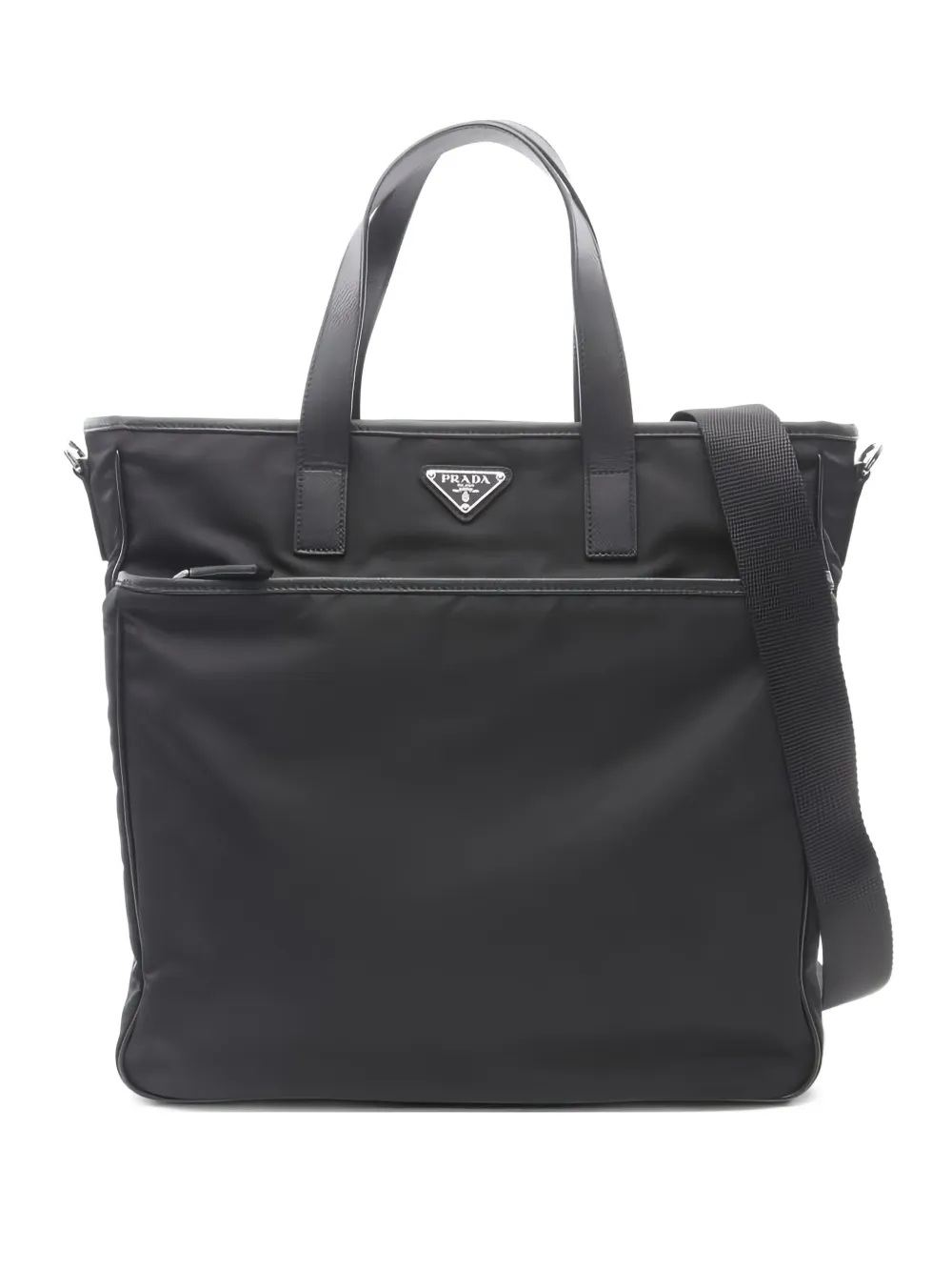 Prada Pre-Owned 2010s Vitello City tote bag | Black | Image 1