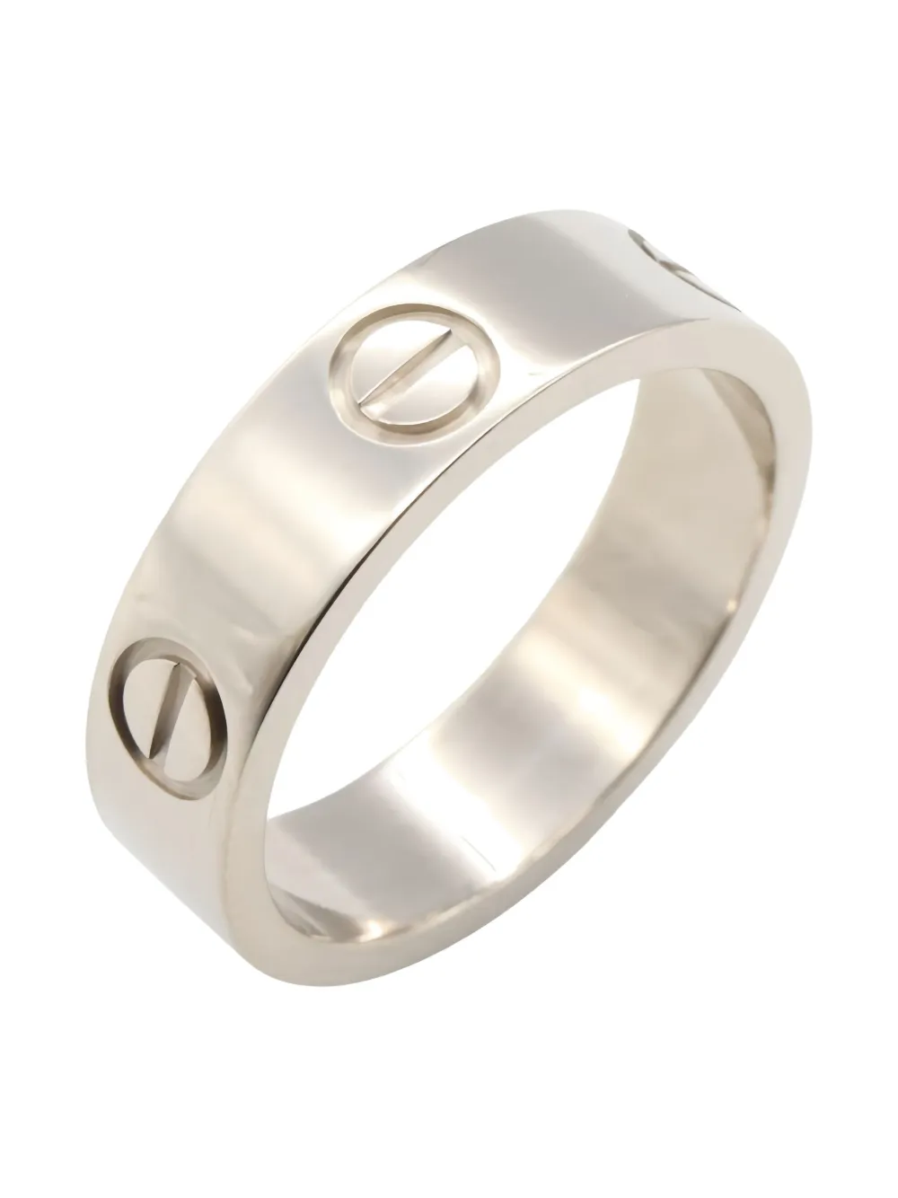 Pre-owned Cartier 2010s Love Ring In Silver