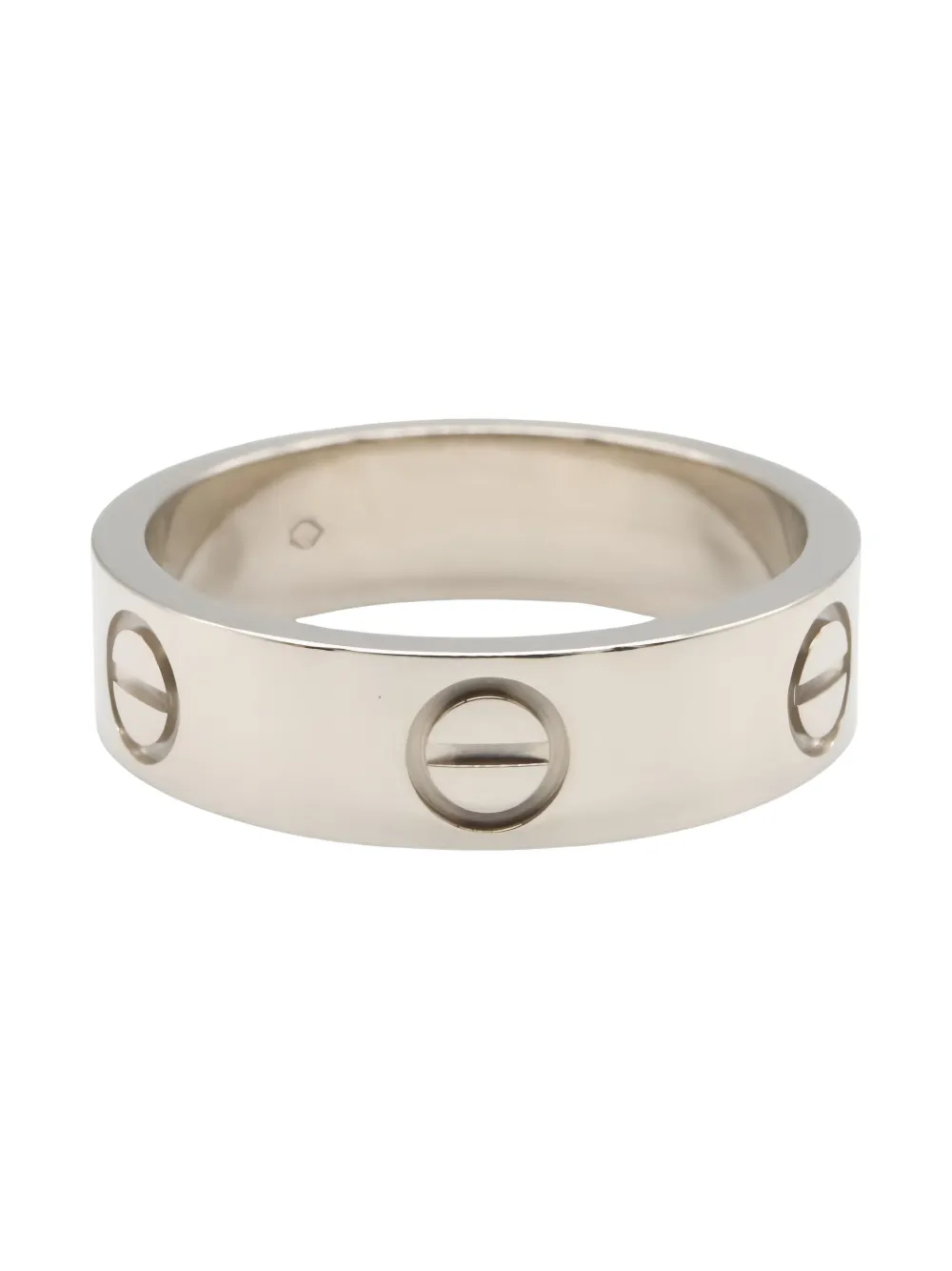 Pre-owned Cartier 2010s Love Ring In Silver