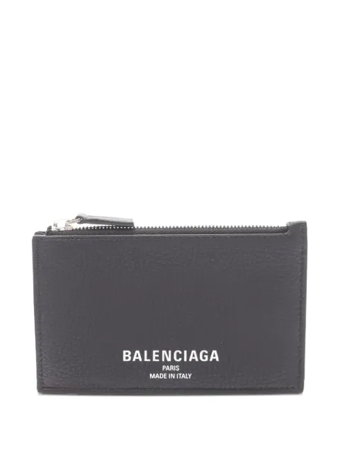 Balenciaga 2020s Cash leather card holder