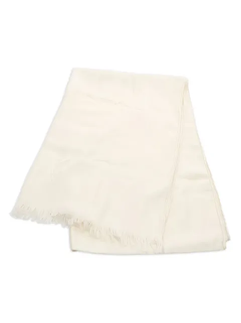 Hermès Pre-Owned 2010s New Libris fringed-edge shawl
