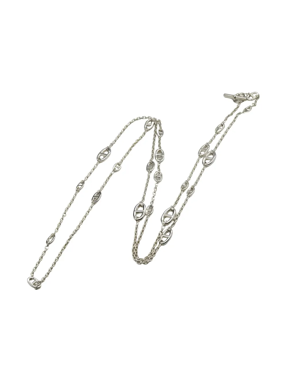 Hermès Pre-Owned collar de cadena Farandole 2010 | plateado | Image 1