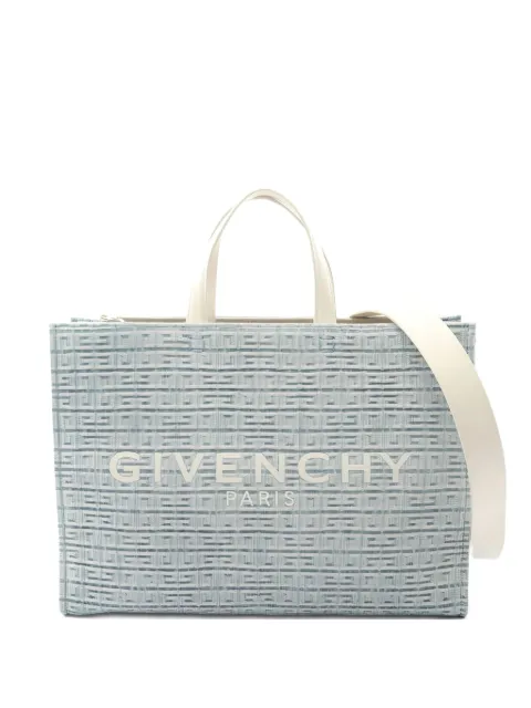 Givenchy Pre-Owned 2010s G-TOTE denim leather tote bag
