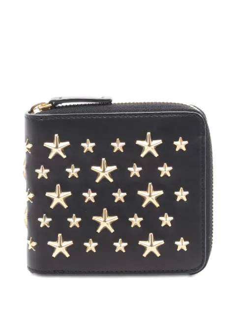 Jimmy Choo Pre-Owned 2000s Lawrence star-studded zip wallet