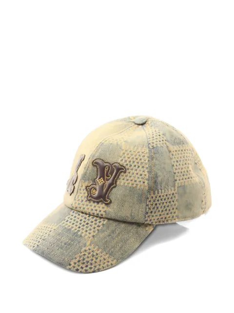 Louis Vuitton Pre-Owned 2024 Damier 3D denim Cap