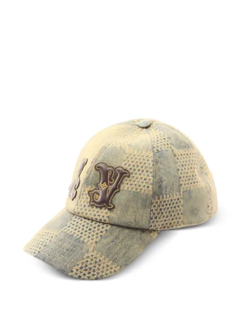 Louis Vuitton Pre-Owned gorra de mezclilla Damier 3D 2024
