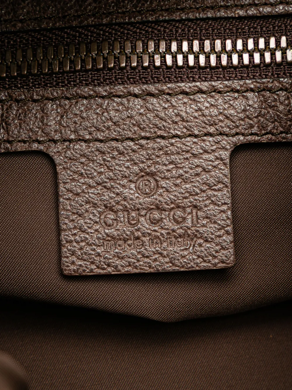 Pre-owned Gucci 2000-2015 Gg Supreme Animalier Backpack In Brown