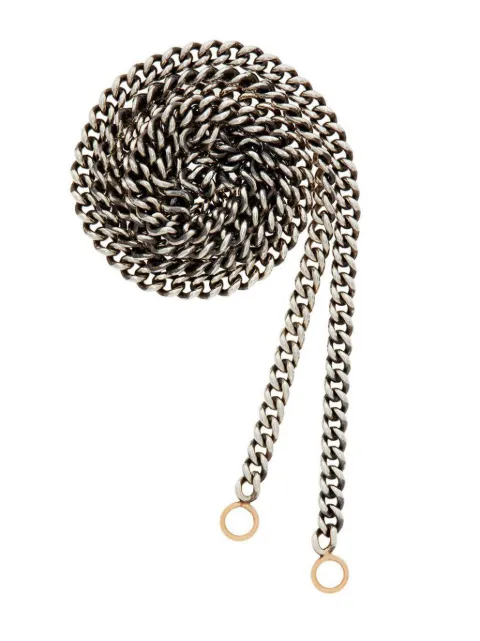 Marla Aaron sterling silver Heavy Curb chain necklace