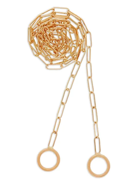 Marla Aaron Eckige 14kt Gelbgoldkette