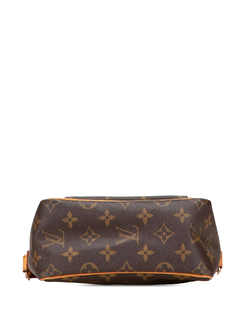 Pre-owned Louis Vuitton 2003 Monogram Viva Cite Pm Crossbody Bag In Brown