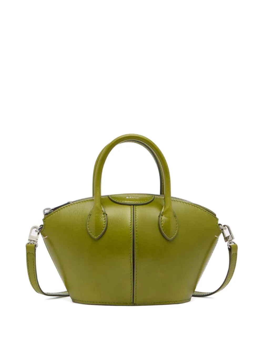 Bally Belle Tubular-handles Mini Bag In Green