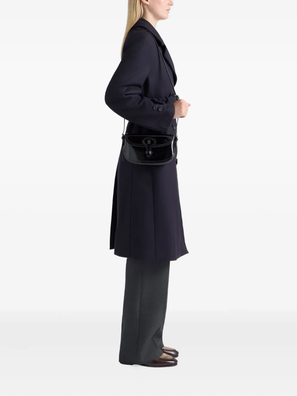 Bally small Beckett shoulder bag - Zwart