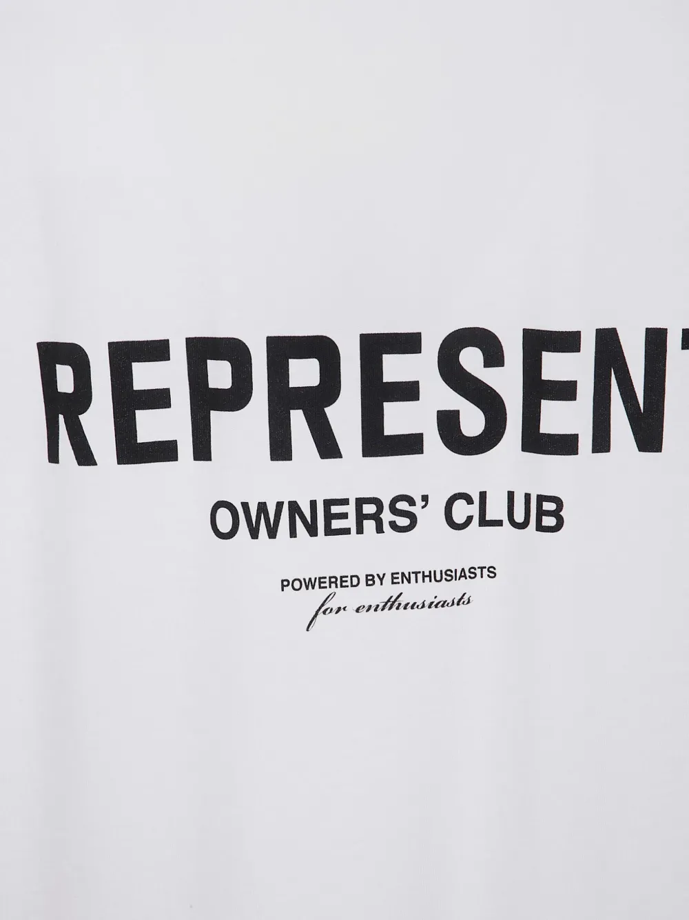 Represent T-shirt met logo Wit
