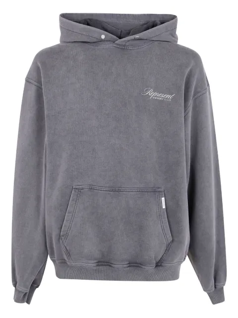 Represent logo-print hoodie