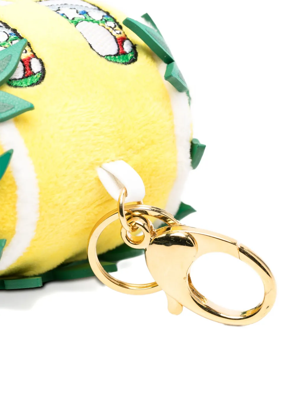 Casablanca Tennis Ball-charm Keyring In Yellow