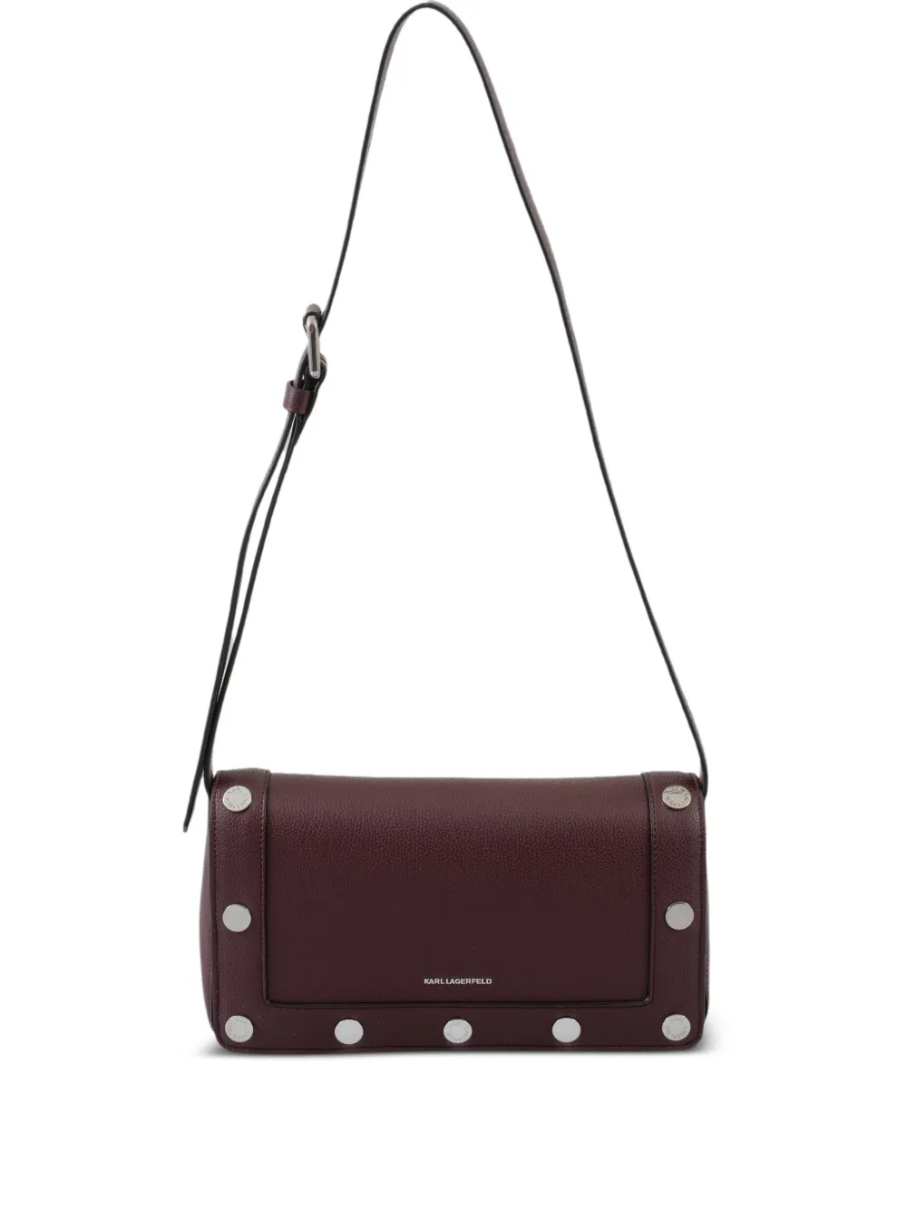 Karl Lagerfeld Borsa a spalla K/Rocky Marais con borchie - Rosso