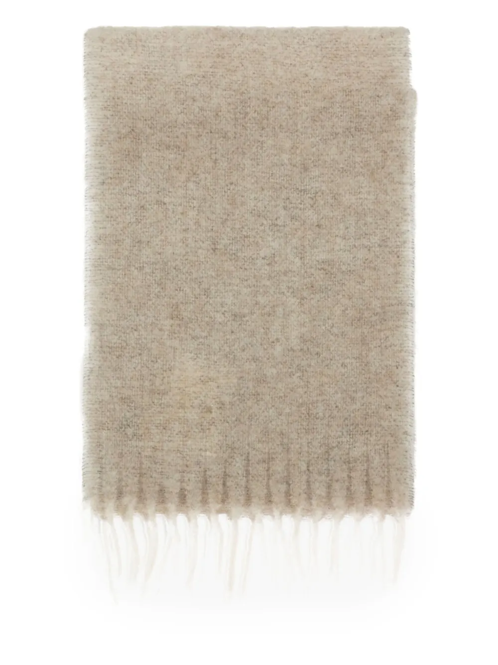 Nn07 Fringed Scarf In Neutral