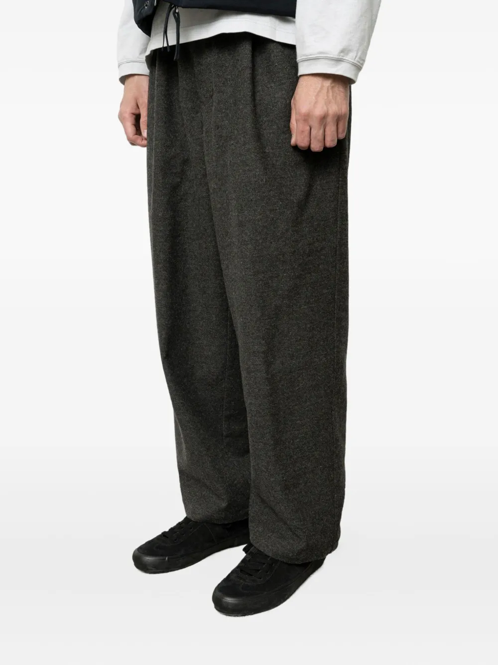 Still by Hand pleated trousers - Bruin