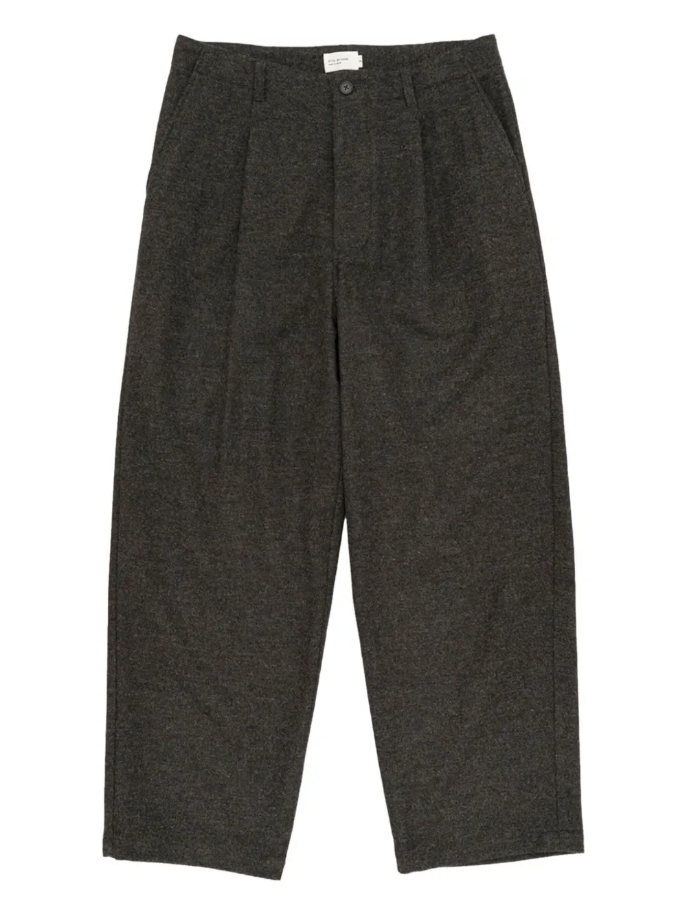Still By Hand Pleated Trousers In Brown