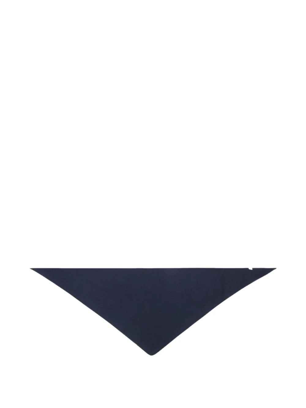 Nn07 Triangle Wool Scarf In Blue