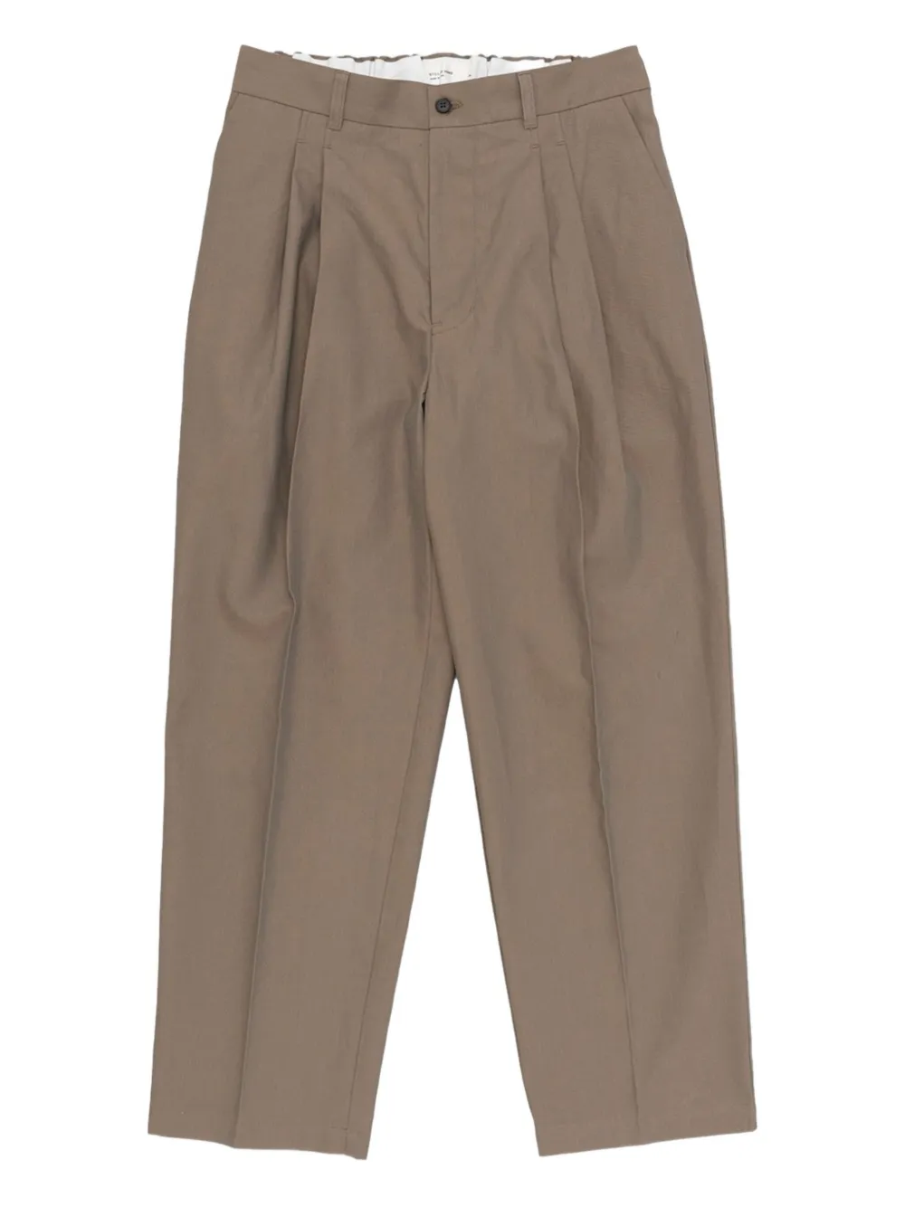 Still By Hand Pleated Trousers In Brown