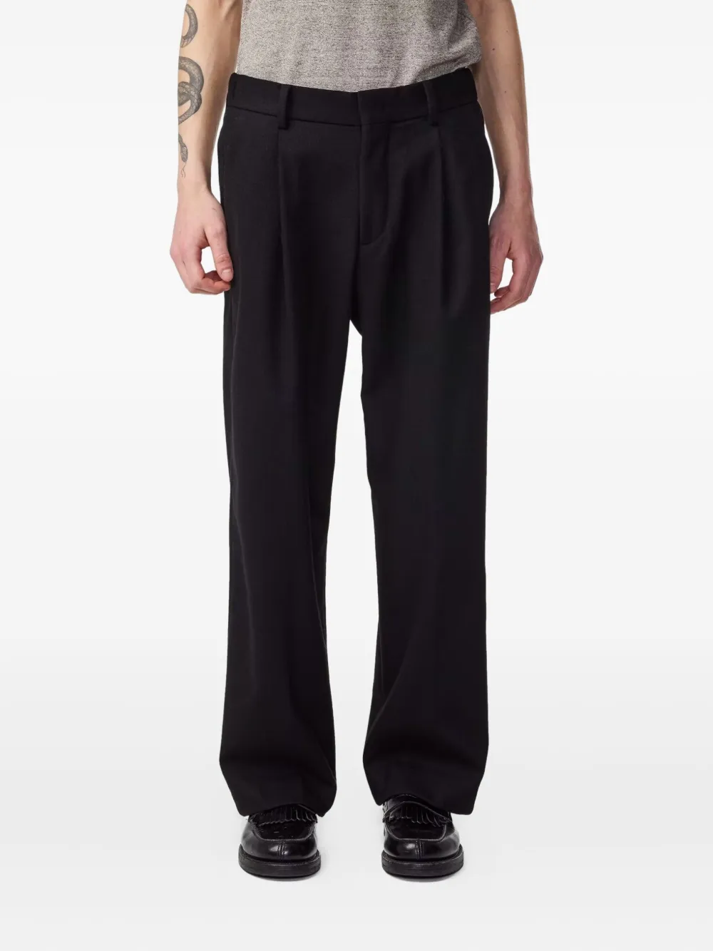 NN07 Plooibroek Zwart