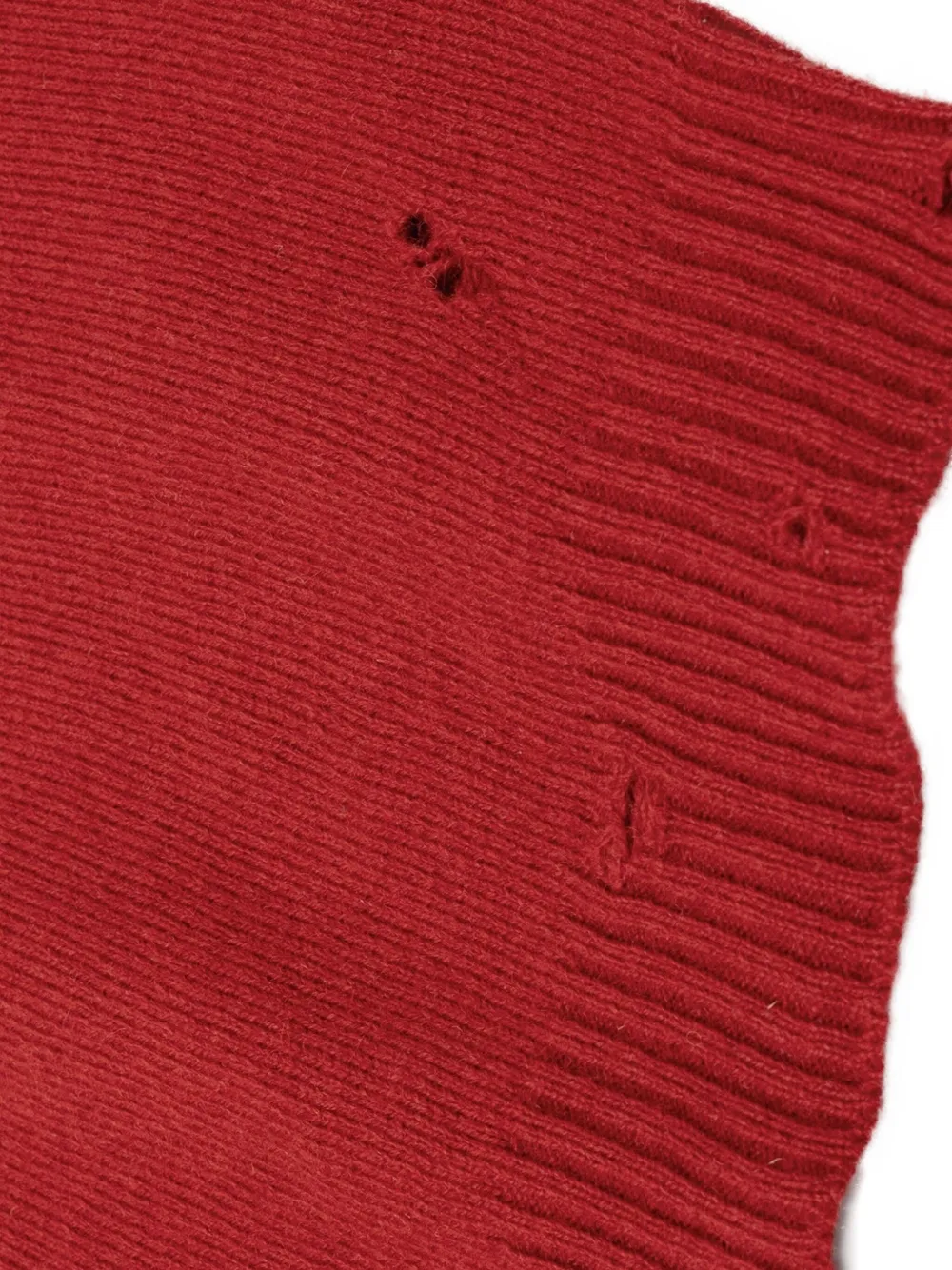 Still By Hand Long-sleeves Sweater In Red