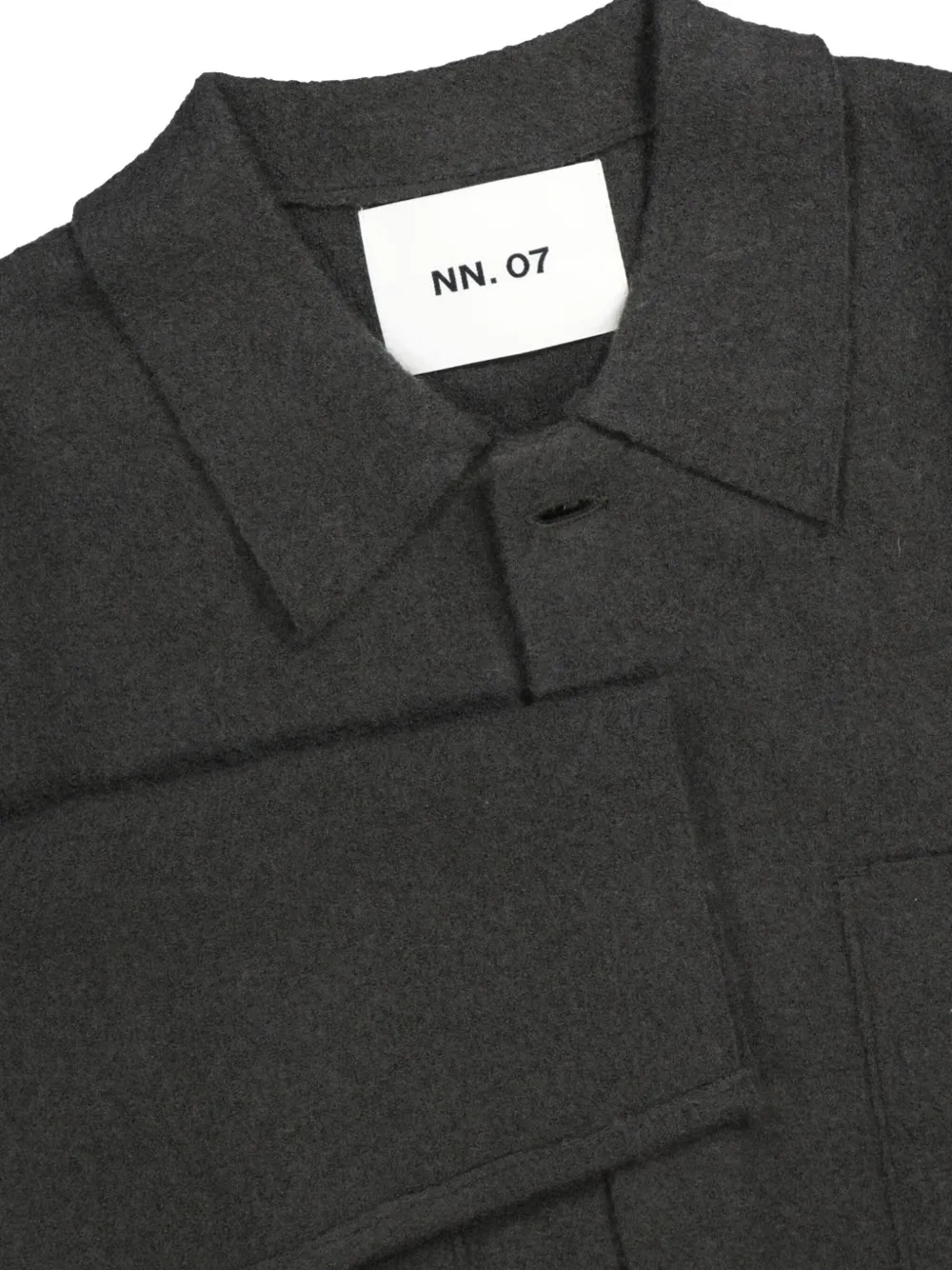 NN07 Jonas overhemd met zak Grijs