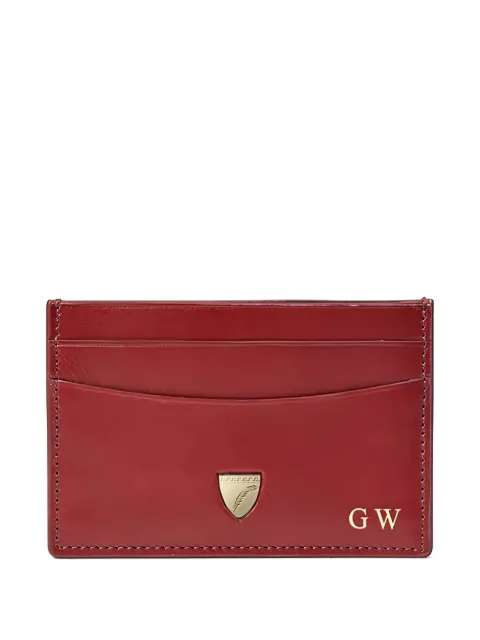 Aspinal Of London shield-plaque cardholder