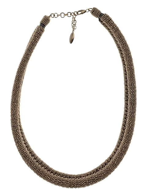 Brunello Cucinelli beaded necklace
