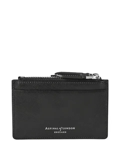 Aspinal Of London RFID zipped cardholder