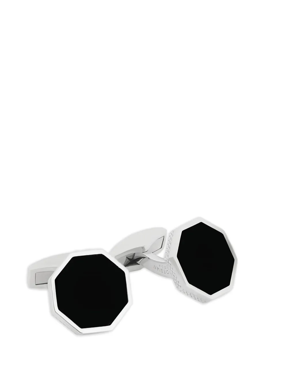 Tateossian Octa onyx-embellished cufflinks | Black | Image 1